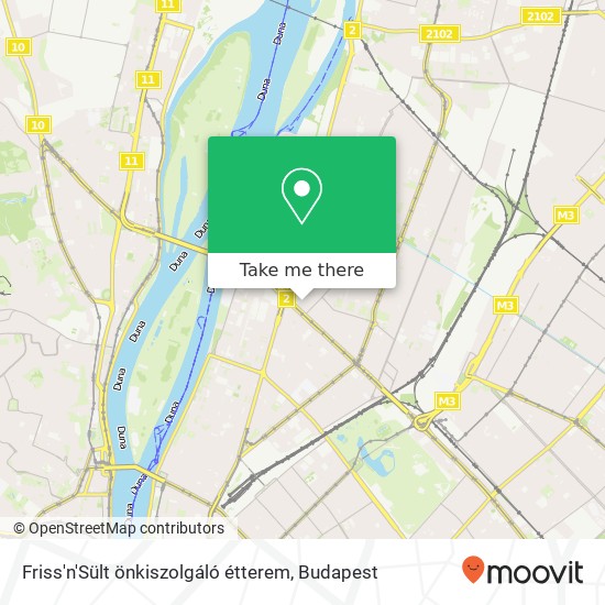 Friss'n'Sült önkiszolgáló étterem, Teve utca 1 1139 Budapest térkép