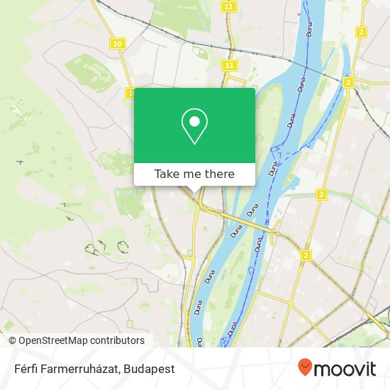 Férfi Farmerruházat, Flórián tér 1035 Budapest térkép