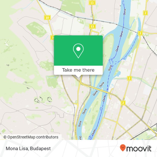Mona Lisa, Flórián tér 1035 Budapest térkép