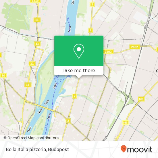 Bella Italia pizzeria, Váci út 178 1138 Budapest térkép