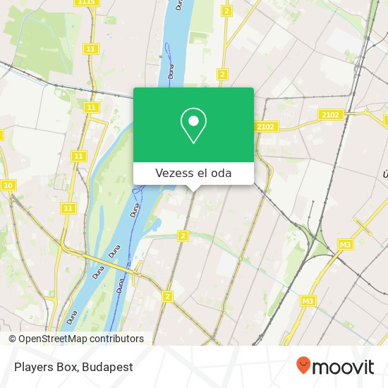 Players Box, Váci út 178 1138 Budapest térkép