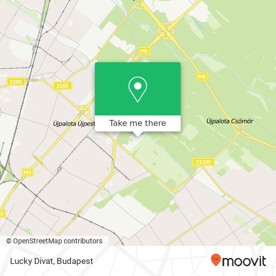 Lucky Divat, 1157 Budapest térkép