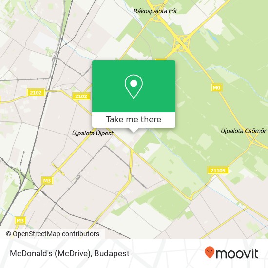 McDonald's (McDrive), Szentmihályi út 131 1152 Budapest térkép