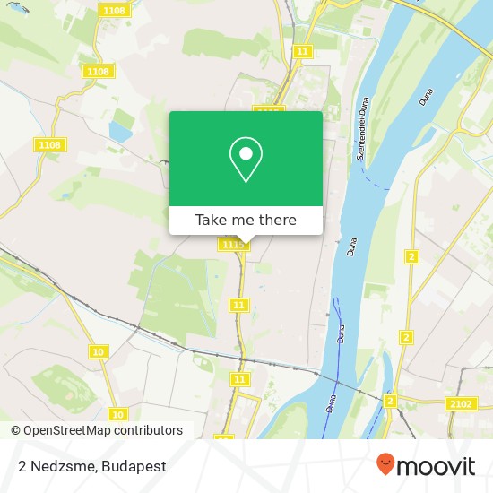 2 Nedzsme, 1039 Budapest térkép