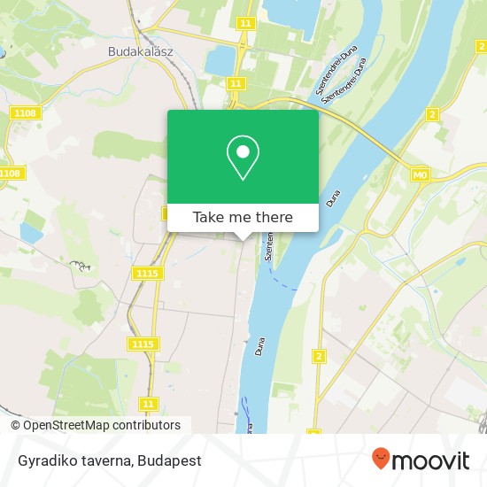Gyradiko taverna, Királyok útja 1039 Budapest térkép