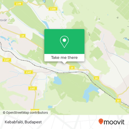 Kebabfaló, 2083 Pilisvörösvári Járás térkép