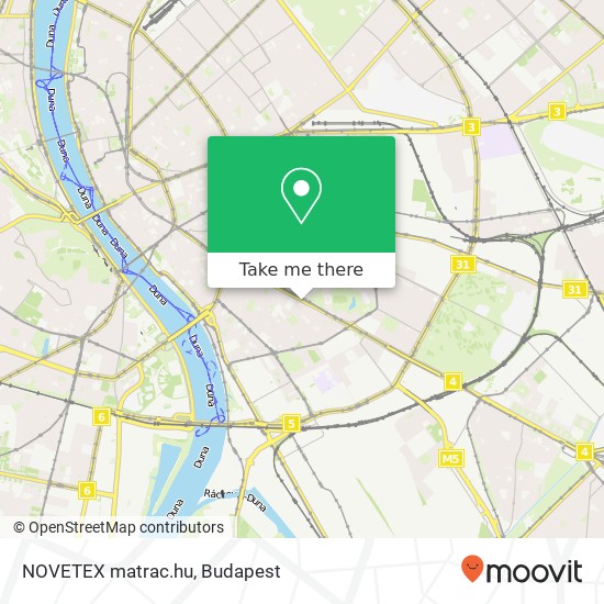 NOVETEX matrac.hu térkép