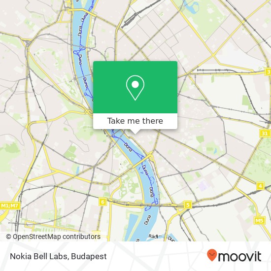Nokia Bell Labs térkép