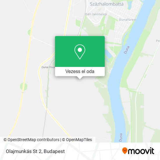 Olajmunkás St 2 térkép