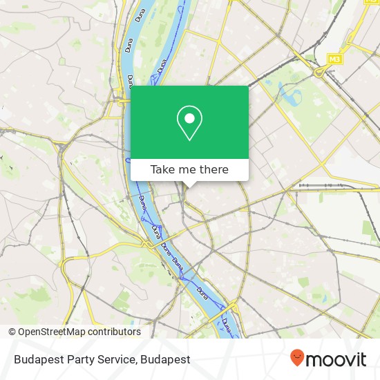 Budapest Party Service térkép