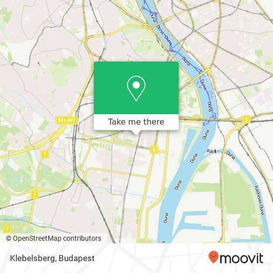 Klebelsberg térkép