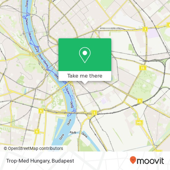 Trop-Med Hungary térkép