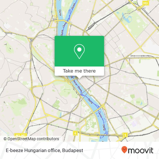 E-beeze Hungarian office térkép