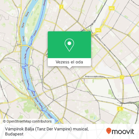 Vámpírok Bálja (Tanz Der Vampire) musical térkép