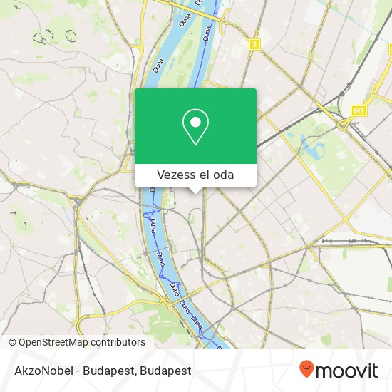 AkzoNobel - Budapest térkép