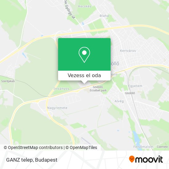 GANZ telep térkép
