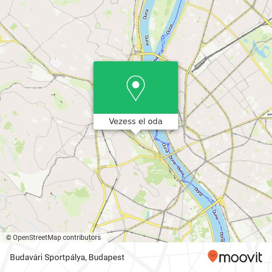Budavári Sportpálya térkép