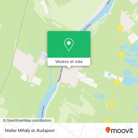 Maller Mihály út térkép