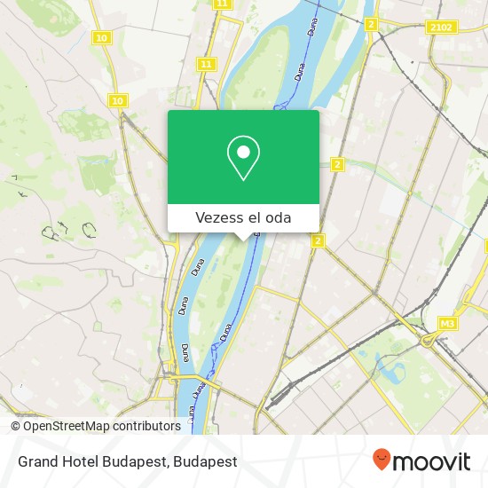 Grand Hotel Budapest térkép