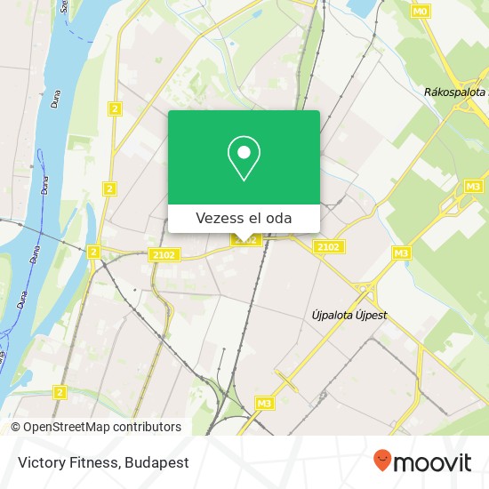 Victory Fitness térkép