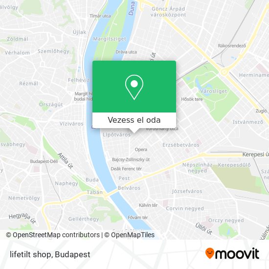lifetilt shop térkép