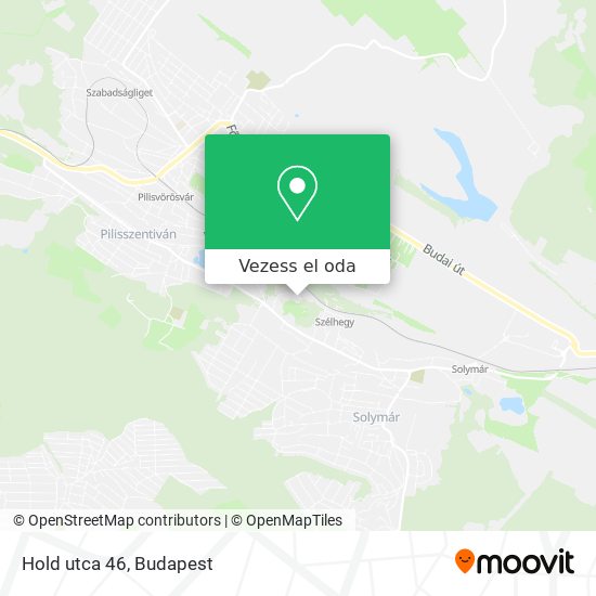 Hold utca 46 térkép