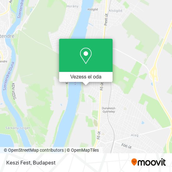 Keszi Fest térkép