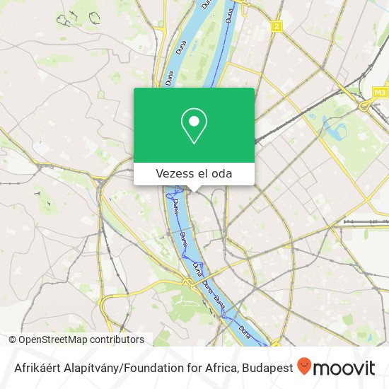 Afrikáért Alapítvány / Foundation for Africa térkép