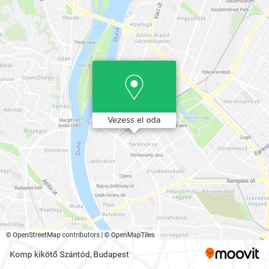 Komp kikötő Szántód térkép