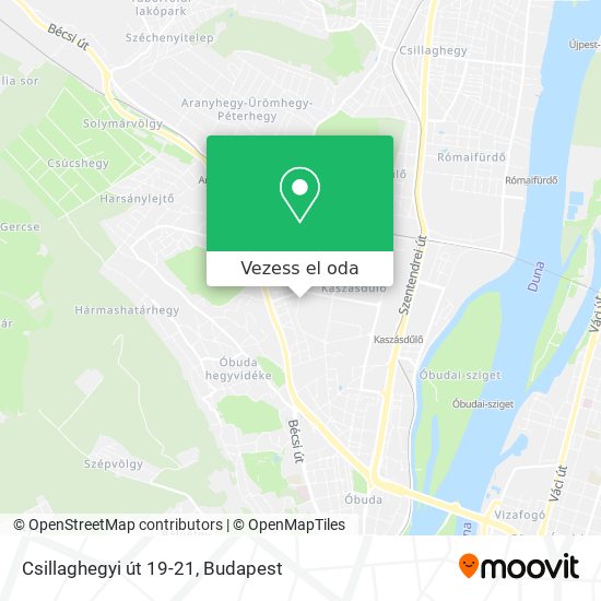 Csillaghegyi út 19-21 térkép