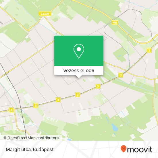 Margit utca térkép
