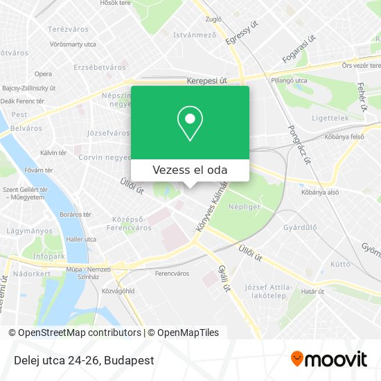 Delej utca 24-26 térkép