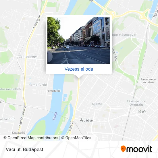 Váci út térkép