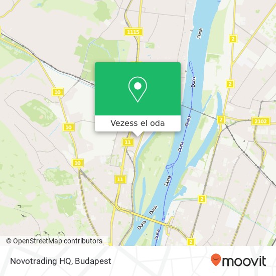 Novotrading HQ térkép