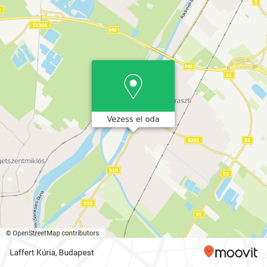 Laffert Kúria térkép
