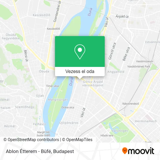 Ablon Étterem - Büfé térkép