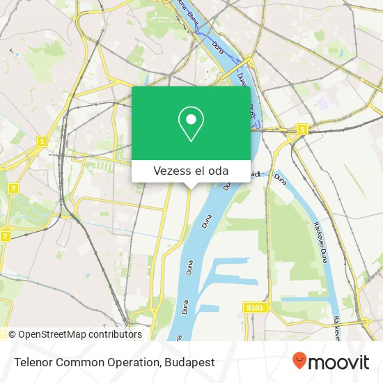Telenor Common Operation térkép