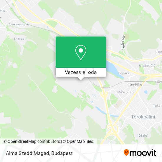 Alma Szedd Magad térkép