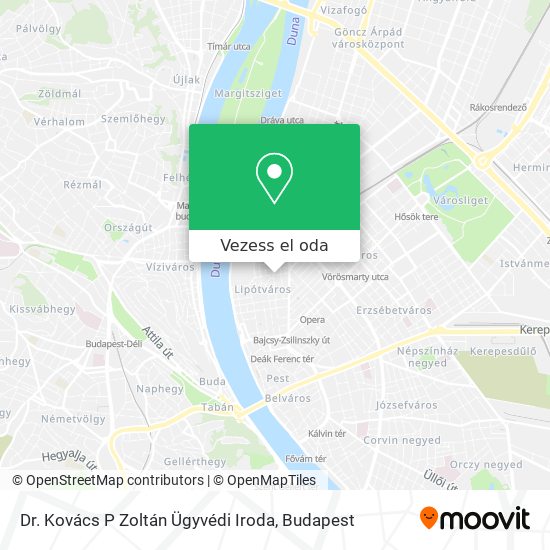 Dr. Kovács P Zoltán Ügyvédi Iroda térkép