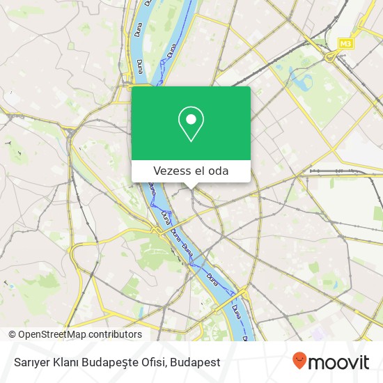 Sarıyer Klanı Budapeşte Ofisi térkép