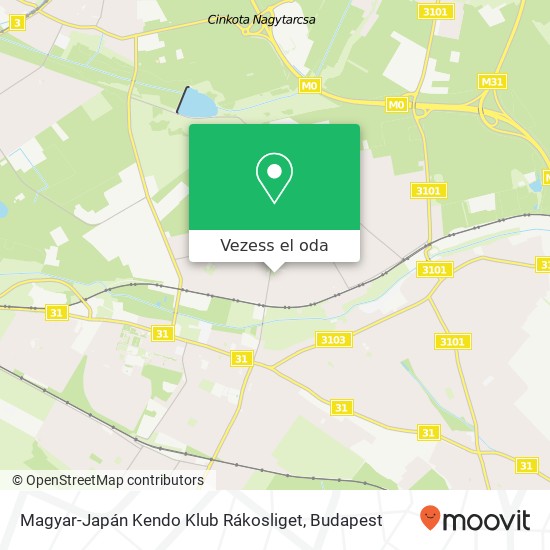 Magyar-Japán Kendo Klub Rákosliget térkép