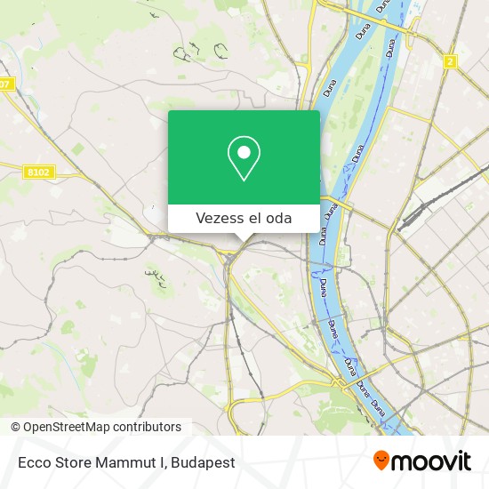 Ecco Store Mammut I térkép