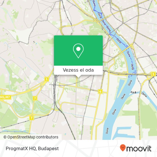 ProgmatX HQ térkép