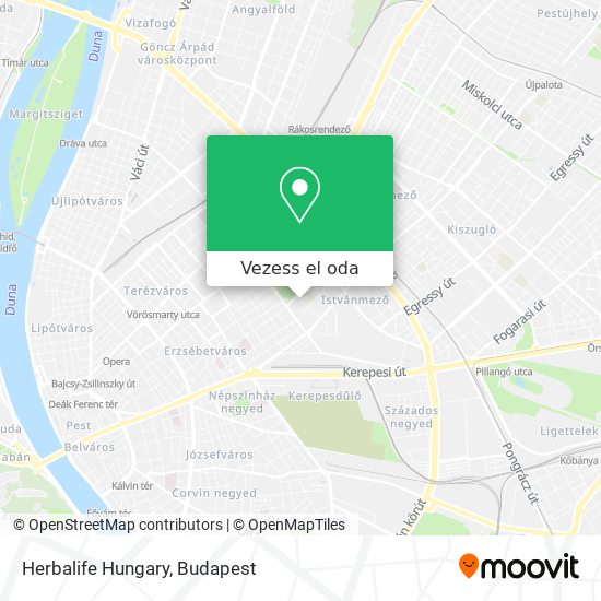 Herbalife Hungary térkép