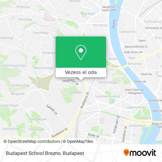 Budapest School Brezno térkép