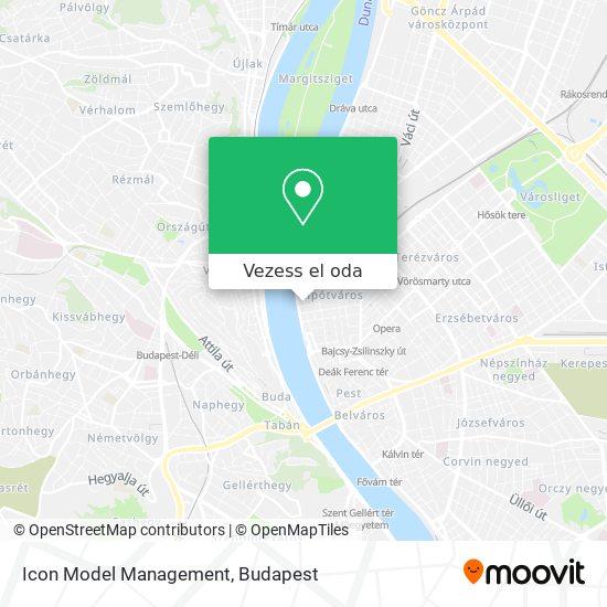 Icon Model Management térkép