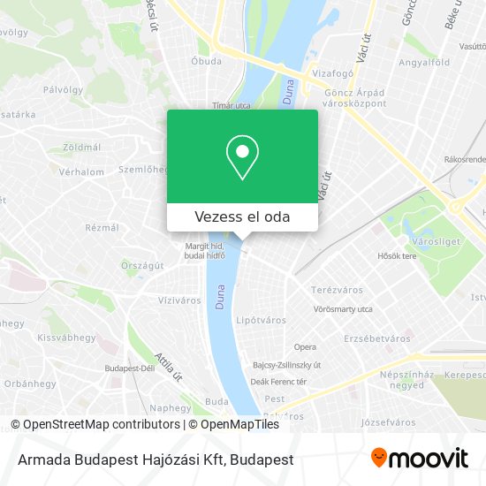 Armada Budapest Hajózási Kft térkép