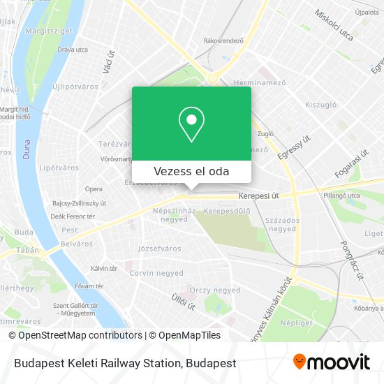 Budapest Keleti Railway Station térkép
