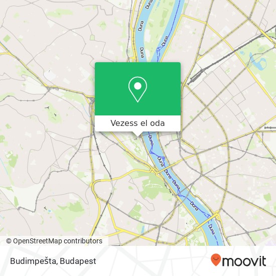 Budimpešta térkép