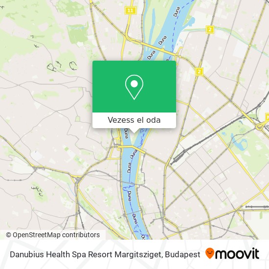 Danubius Health Spa Resort Margitsziget térkép